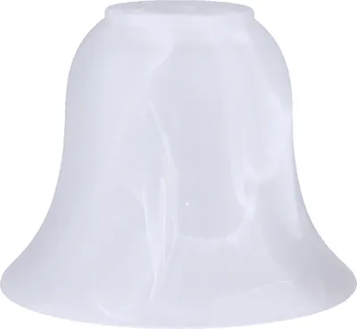 Produktbild von Alabasterglas Lampenglas weiß  Ø 135mm Ersatzglas Leuchtenglas