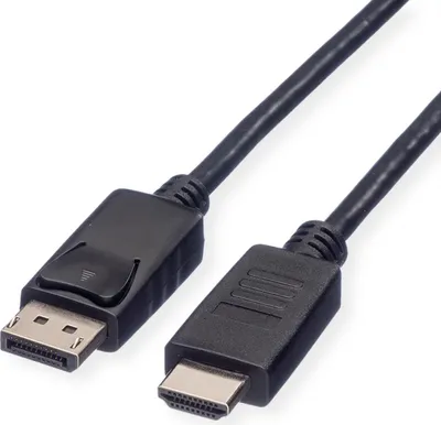 Image de ROLINE Câble DisplayPort GREEN DP - HDTV, ST/ST, noir, 2 m
