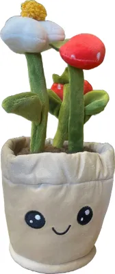 Produktbild von Take me home plant pluche aardbeienplant Beige 23 cm 660662