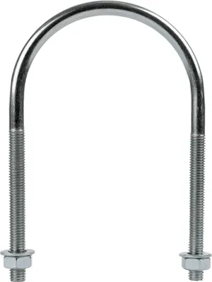 Produktbild von DROMET Rundschelle M8 x 77 mm (2 1/2") Bügelschelle verzinkt