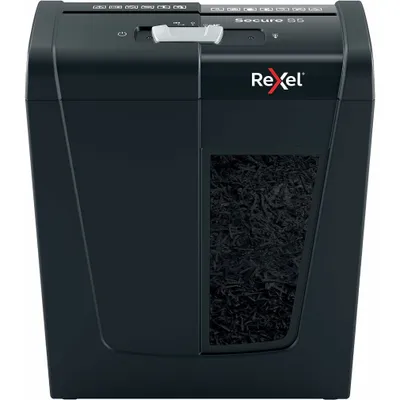 Obrázok produktu pre Rexel Secure S5, Rezanie na pásiky, 6 mm, 10 L, 75 listy, 68 dB, 5 listy