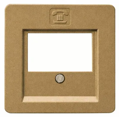 Imagen del producto de OBI, cubierta para interruptor/enchufe Uranus TAE, color bronce, para montaje individual