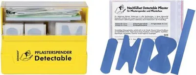 Produktbild von SÖHNGEN Pflasterspender "detectable", bestückt, leuchtgelb