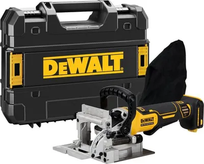 Produktbild von DeWalt DCW682NT-XJ Akku-Flachduebelfraese, Lamellendübelfräse (bl) 18V, T STAK-Box Basisversion (ohne Akku und Netzteil)