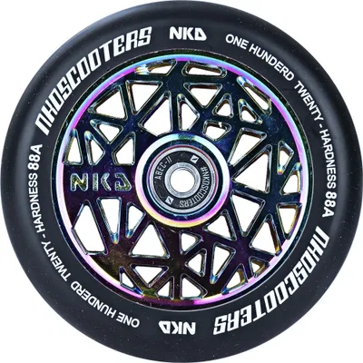Produktbild von NKD 120 mm Stunt-Scooter-Rad Black Widow Black Rainbow