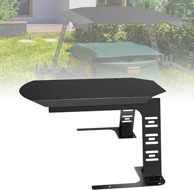 Imagen del producto de Garaje de hierro para cortacésped robótico - Estructura robusta para cortacéspedes robóticos y Landroid - Resistente a la intemperie, protección UV, 77x94x36 cm