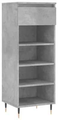 Produktbild von vidaXL Schuhschrank Betongrau 40x36x105 cm Holzwerkstoff
