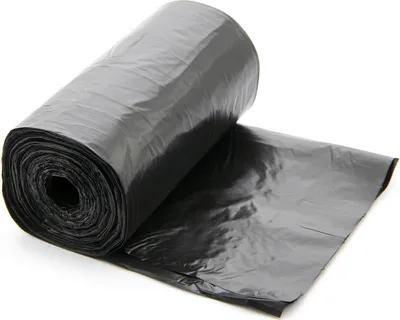 Image de Sacs poubelle 35L noir 45x55cm 50 pcs 6µ