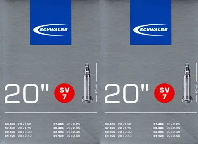 Produktbild von Schwalbe Schlauch SV 7 20x1.50-2.50" 40/62-406/428 SV 40mm