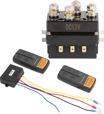 Obrázek produktu pro DC500A 12V bezdrátová sada dálkového ovládání navijáku Solenoidové relé pro 8000 lbs - 12000 lbs ATV UTV