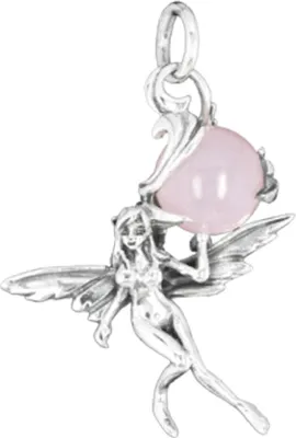 Produktbild von Fee, Elfen Schmuck Anhänger 925er Silber - Elfen Feen - 36x30mm