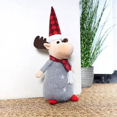 Imagen del producto de Topes de puerta Famanu con tejido discreto: gris, rojo, marrón, blanco, rosa
