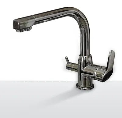 Produktbild von Design-Drei-Wege-Wasserhahn Falvero, 3-Wege-Wasserhahn