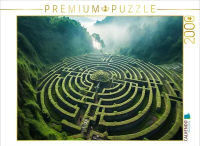 Produktbild von CALVENDO Puzzle Das Rätsellabyrinth | 2000 Teile Lege-Größe 90x67cm Foto-Puzzle für glückliche Stunden