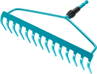 Produktbild von Robuster Rechen mit 14 Zähnen - Zubehör für Rechen Arbeitsbreite 36 cm - Doppelrahmenbauweise - Geeignet für alle Kombinationsrahmenhalter (3168-20)
