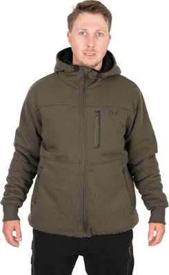 Image de Fox Fishing Collection Mikina Sherpa Hoody Vert/Noir L