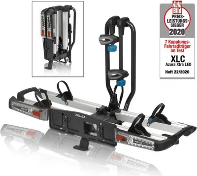 Zdjęcie produktu dla Bagażnik tylny XLC Azura Xtra WT VC-C10 na 2 rowery elektryczne, składany