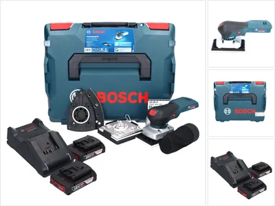 Immagine prodotto di Bosch GSS 18V-13 levigatrice orbitale a batteria 18 V + 2x batteria ricaricabile 2,0 Ah + caricabatterie + L.