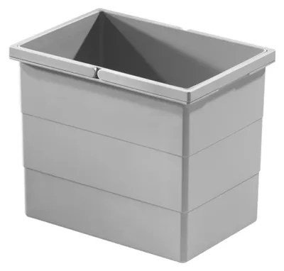 Produktbild von Hailo Inneneimer 1102459 hellgrau 15 L 320 x 226 x 255 mm 2 Henkel