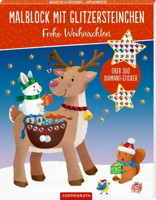 Produktbild von Malblock mit Glitzersteinchen