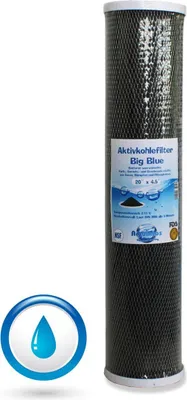 Produktbild von BIG Blue 20 x 4,5 Zoll Aktivkohlefilter Trinkwasserfilter BB20 CTO Block-Aktivkohle 5 bis10µ