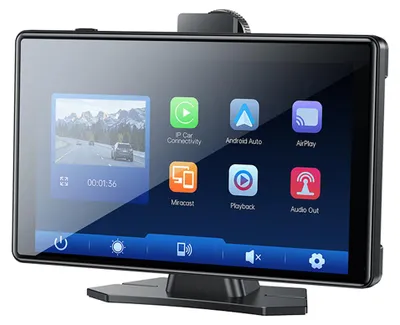 Productafbeelding van Yesido - Draadloze autoradio KM18, draadloos autoradio-display met 2 HD-camera's, Bluetooth 5.2, Plug & Play, CarPlay, Android Auto en AirPlay – zwart