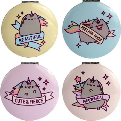 Image de Pusheen Cat Pusheenicorn miroir de maquillage