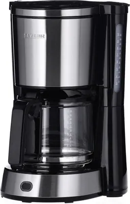 Produktbild von Severin KA 4823, Filterkaffeemaschine, 1,25 l, Gemahlener Kaffee, 1000 W, Schwarz, Edelstahl