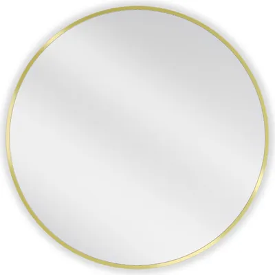 Zdjęcie produktu dla Mexen Loft lustro łazienkowe okragłe 70 cm, rama złota - 9850-070-070-000-50