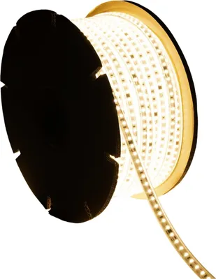 Produktbild von LED-Streifenrolle Dimmbar 220V SMD Selbstgleichrichtend 120 LED/m 50m 14W/m 1680lm/m SILICONE FLEX Breite 12mm Schnitt 10cm IP67 2700K Warmweiß