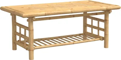 Image de vidaXL Table basse 110x55x45 cm bambou