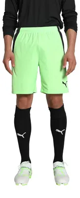 Produktbild von PUMA Herren Teamliga Short, Fizzy Lime Black, L EU