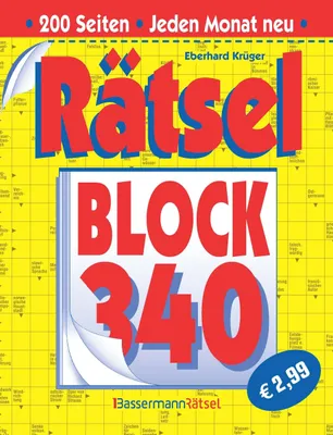 Produktbild von Rätselblock 340 (5 Exemplare à 2,99 EUR)