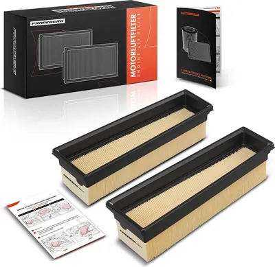 Immagine prodotto di Frankberg 2x filtro aria Filtro aria motore per BMW X5 E70 X6 E71 E72 4.4L 2009-2014