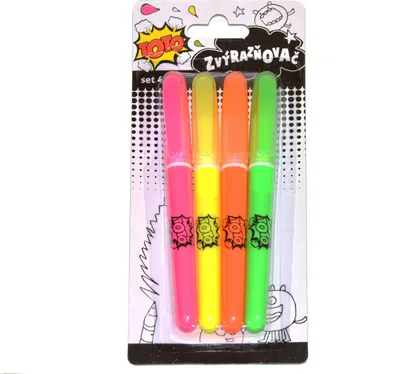 Produktbild von Fluo-Textmarker, 4er-Set