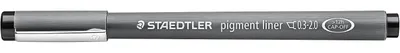 Produktbild von STAEDTLER Pigment Liner 308, Feinschreiber – Set mit 10 Stück – Schwarz – 2,0 mm
