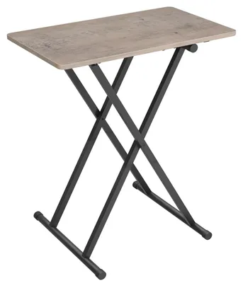 Klappbarer Beistelltisch, höhenverstellbar, 60x40x60 cm, Industrie-Stil