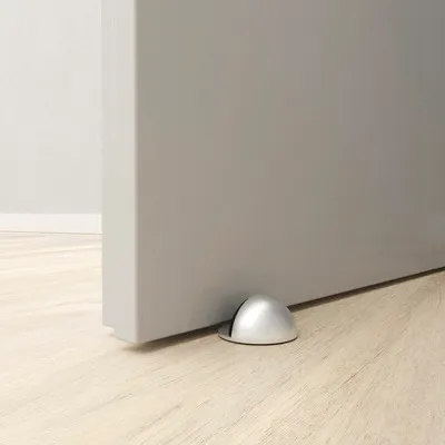 Obrázek produktu pro Dveřní zarážka Ø 45x25mm, poniklovaná