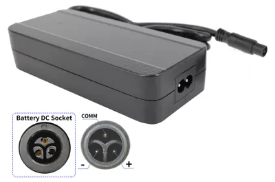 Image de Chargeur pour vélo électrique PowerSmart 42 V / 2 A, compatible avec Greenway YJ145