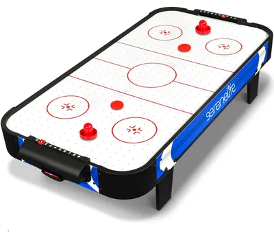 Image de Table de hockey sur air SereneLife – Table de jeu de hockey sur air, idéale comme table de jeu pour les gamers