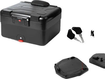 Obrázok produktu pre Úložný box na motorku, vodotesný, odnímateľný, čierny