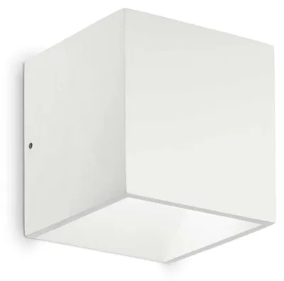Produktbild von Moderne Wandleuchte Rubik Aluminium Weiß Led 8,5W 3000K Warmes Licht