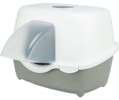 Produktbild von TRIXIE Outdoor Katzentoilette Davio Top mit überdachtem Eingang - 56 × 39 × 39 cm