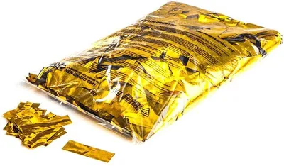 Produktbild von Magic FX Metallic Konfetti Rechteckig 55x17mm - Gold 1kg