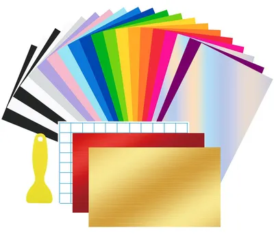 Obrázok produktu pre Vinylová fólia, fólia na plotre – 30,5 x 20,5 cm, trvalá, samolepiaca vinylová fólia