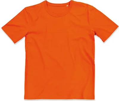Produktbild von Stedman ST9020 | Crew Neck Herren T-Shirt Morgan - Farbe: Pumpkin - Größe: XL