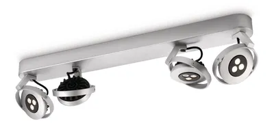 Produktbild von Philips myLiving TEQNO LED-Spot Aluminium, Strahler Oberflächenbeleuchtung, 4 Glühbirne(n), LED, 2700 K, 220-240 V, Aluminium