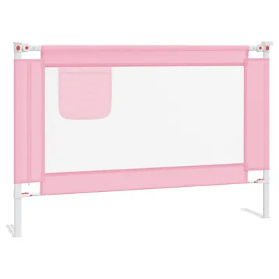 Immagine prodotto di "Promozione invernale" protezione per letto bambino rosa 100x25 cm in tessuto - accessori per cancelletto di sicurezza CC19