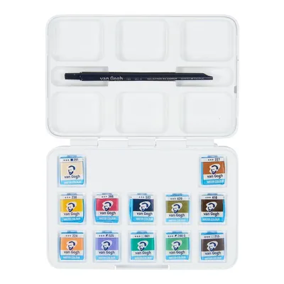 Obrázok produktu pre van Gogh Pocket Box Muted Colours akvarel 12 farieb
