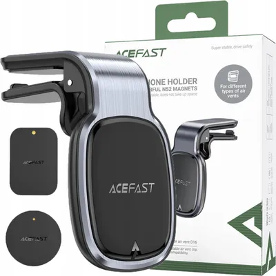 Immagine prodotto di Acefast Supporto magnetico per telefono da auto per griglia di ventilazione grigio (D16 grigio)